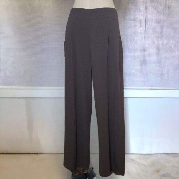Eileen Fisher Med Cozy Viscose Stretch Cropped Pants NWT - Picture 3 of 7